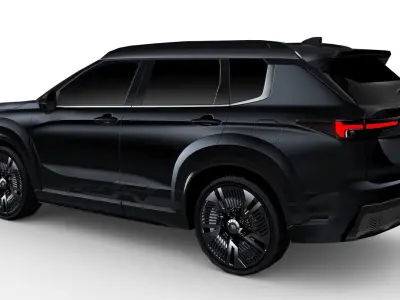 Mitsubishi Outlander Vision Ralliart 2022 Low-poly 3D model
