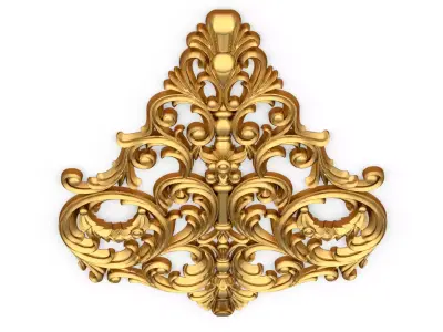 carved classic decorative ornament cnc 3d printing stl 58 3D model