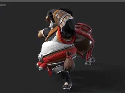 panda 3D model order