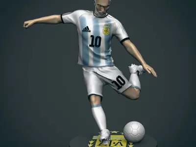 Lionel Messi 3D Printable 5 3D print model