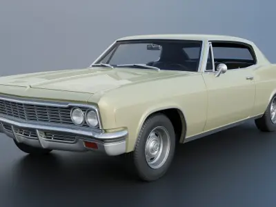 Chevrolet Caprice 1966 3D print model