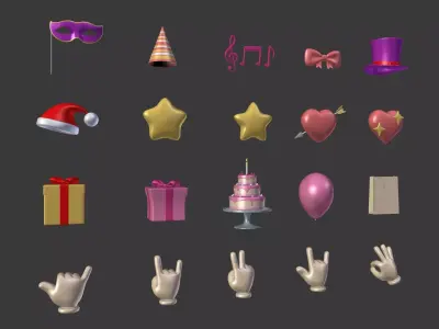 Ocstard Collection 32 Low-poly 3D model