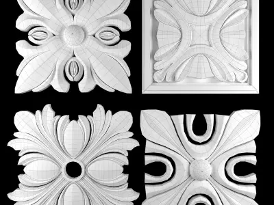 Ornament Element Pack 23 3D model