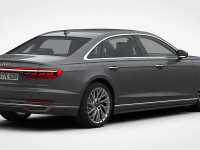 Audi A8 Long 2018 3D model