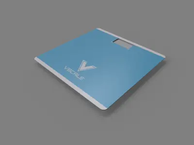 PBR Personal Digital Body Weight Scale Low-poly 3D model