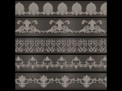 Ornament 10 3D model purchase