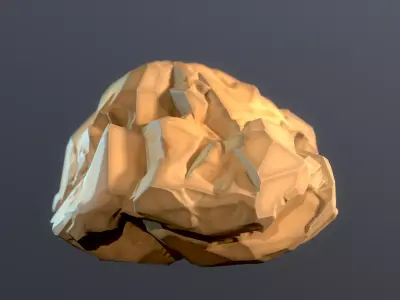 Stylized Rock - Desert style FREE Free low-poly 3D model