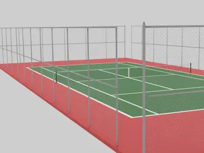 Tennis Court 3D model