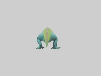 Chameleon blending in model 3D model