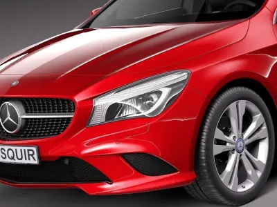Mercedes-Benz CLA Shooting Brake 2016 3D model