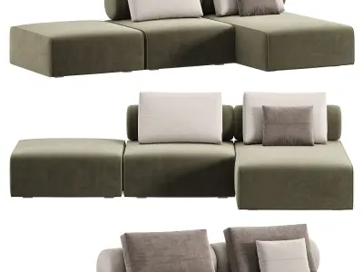 Shunto sofa by domkapa 3D model