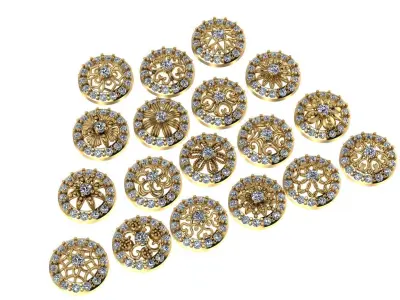 Earring 3D print model