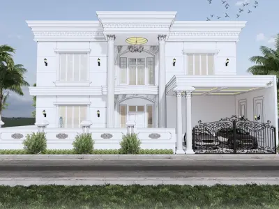 Luxury 2 Floor house design  3D model