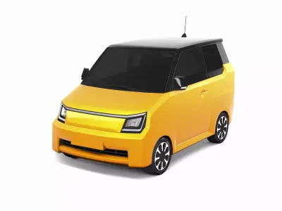 Generic Modern Sporty City Car  3D model
