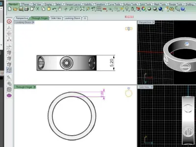 62 car ring 3D print model