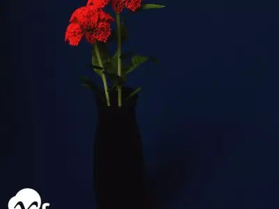 XfrogPlants Coxcomb 3D model