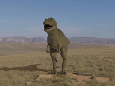 T-rex 3D t - rex Low-poly 3D model