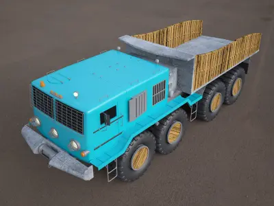 MA3-537 truck 3D model 3D model