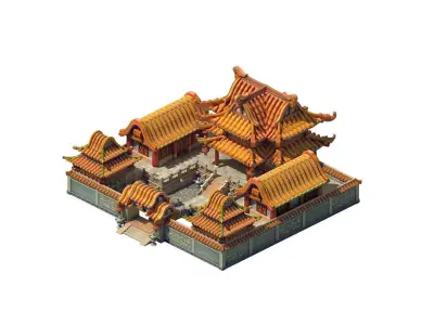 Ancient Architecture 3D model order