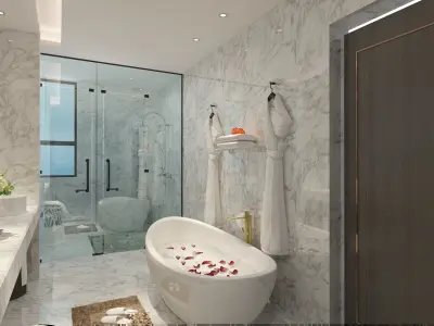 Modern Bathroom 3D model buy