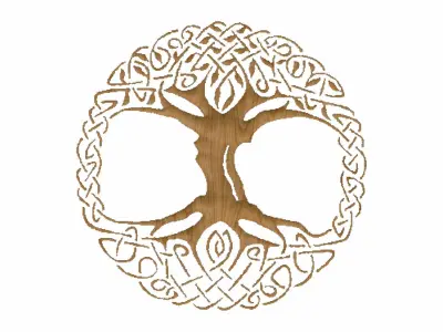 Carved panel painting STL 3D model 32