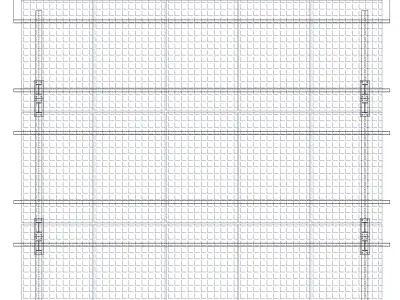 6 kWp Solar Carport Project Type 6 3D model