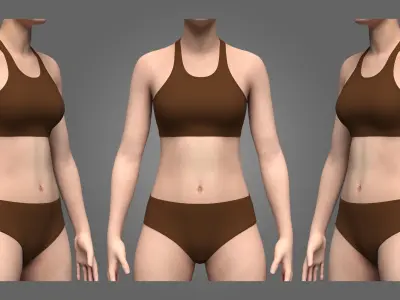 Bra Pantie  3D model