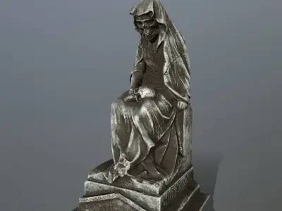 statue Low-poly 3D model order