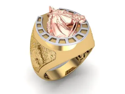 Horse Ring - 240707 3D print model