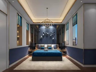 bedroom interior 3D model