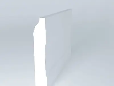 Plain base molding Free 3D model