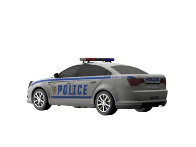 Chevrolet Cruze police 3D model