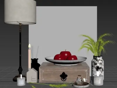 decorative set04 3D model