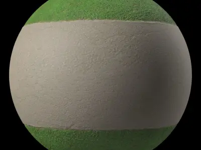 Asphalt Materials 01- By Grass - Sbsar Pbr 4k Seamless Texture