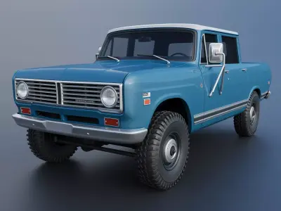International Wagonmaster 1973 3D print model