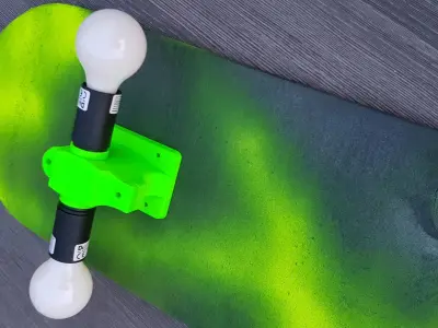 SkateBoard Lamp 3D print model