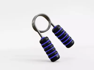Hand Gripper Low-poly 3D model