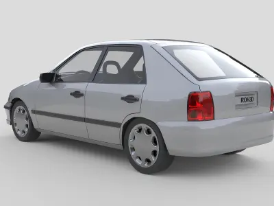Generic Classic Hatchback 1993 3D model