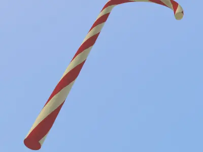 DL3D Christmas Cane Free 3D model