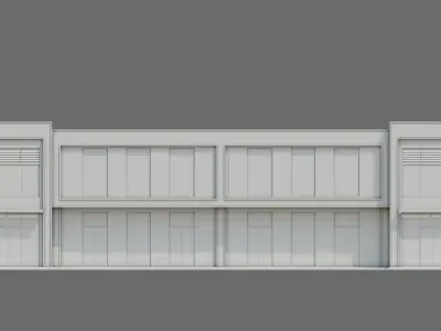 Mini Office ID016 Free 3D model