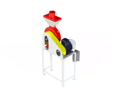 WG 4002 - Grain crusher - scrapper - 3kW 3D model