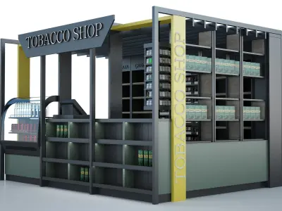 Shop Stand Design  3D model