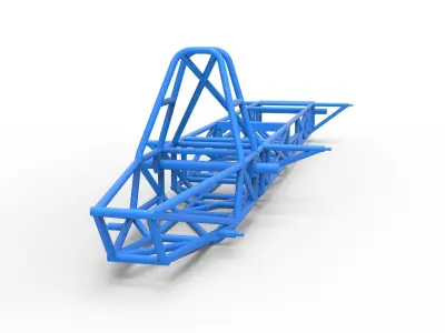 Frame of Swamp buggy Scale 1 to 25 3D print model