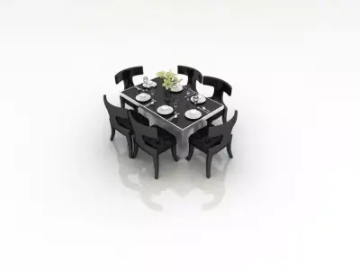 dining table 3D model