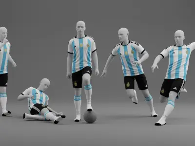 Argentina 2022 Home Jersey 3D model