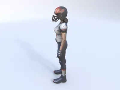 Football 3D model