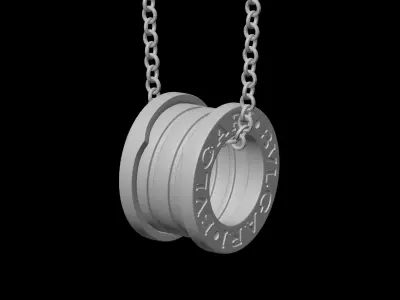 BULGARI - B ZERO 1 - NECKLACE 3D print model