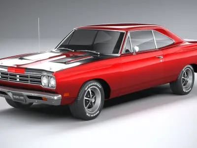Plymouth Road Runner 1969 3D model