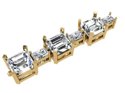 Princess Basket Bracelet Detail 3401 3D print model