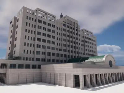 Office of the President Republic of Korea Low-poly 3D model